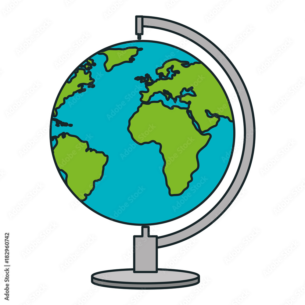 world planet earth icon vector illustration design