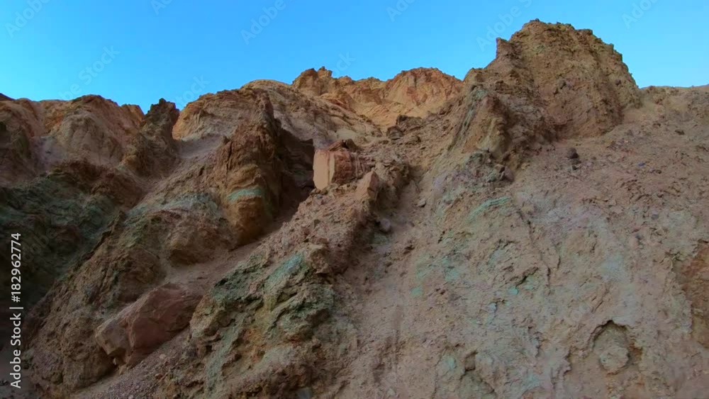 Amazing colors at Death Valley - the rocks of Golden Canyon Amazing colors at Death Valley - the rocks of Golden Canyon