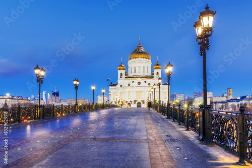 Temple of Christ the Savior in Moscow.Russia