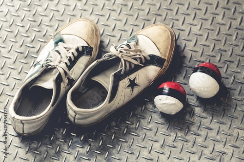 Photography Rockstar shoes with pokeball