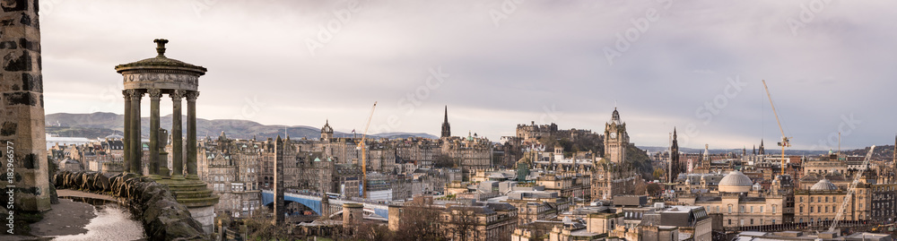 Edinburgh panoramic view