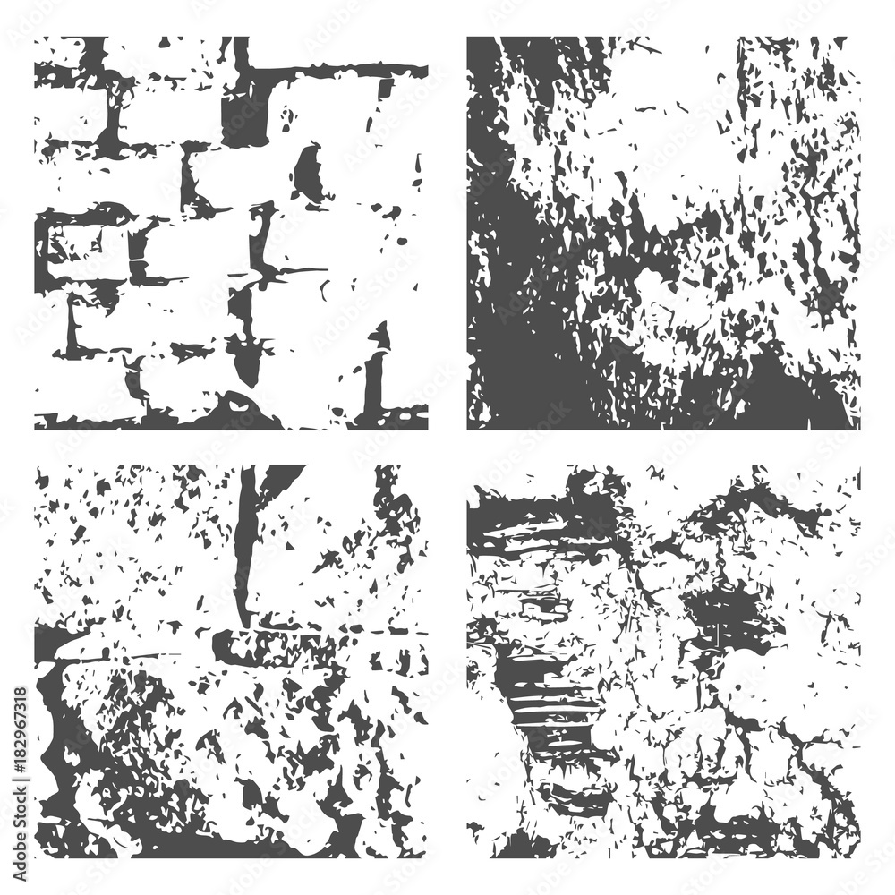 Grunge Black and White Distress Texture Grunge Black and White Distress Texture