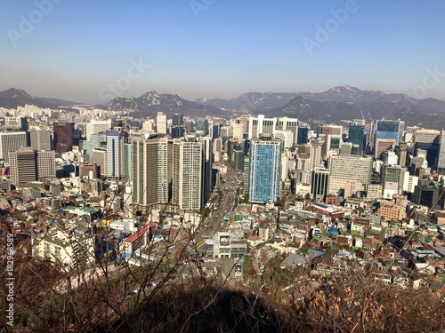 Canvas Print Skyline in Seoul (Südkorea)