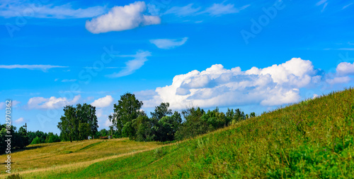 green hill nature landscape