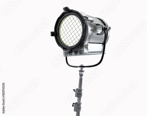 Spot light isolated over white
