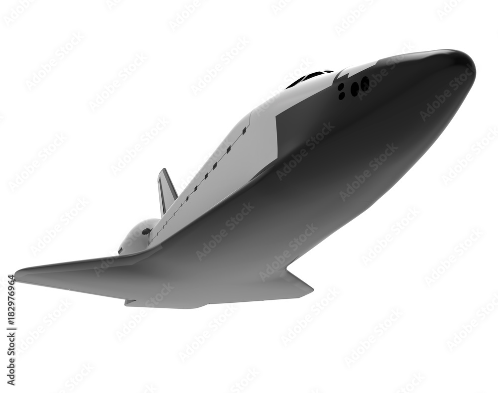 Space Shuttle isolated on white Space Shuttle isolated on white