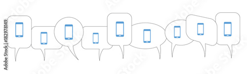 Sprechblasen - Smartphone