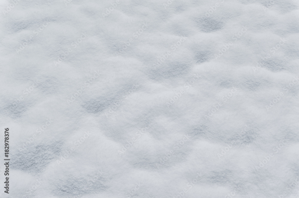 Hintergrund perfekte Schneeoberfläche mit Kuppen - Background perfect snow surface with round shapes