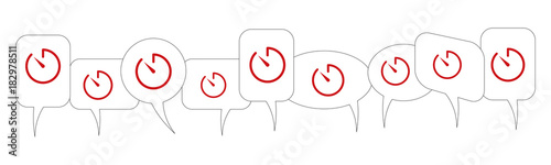 Sprechblasen - Timer