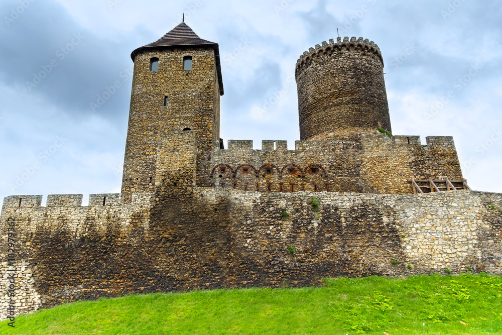 Medieval 14th century castle in Bedzin, Poland