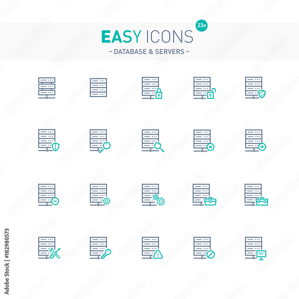 Easy icons 23e Database