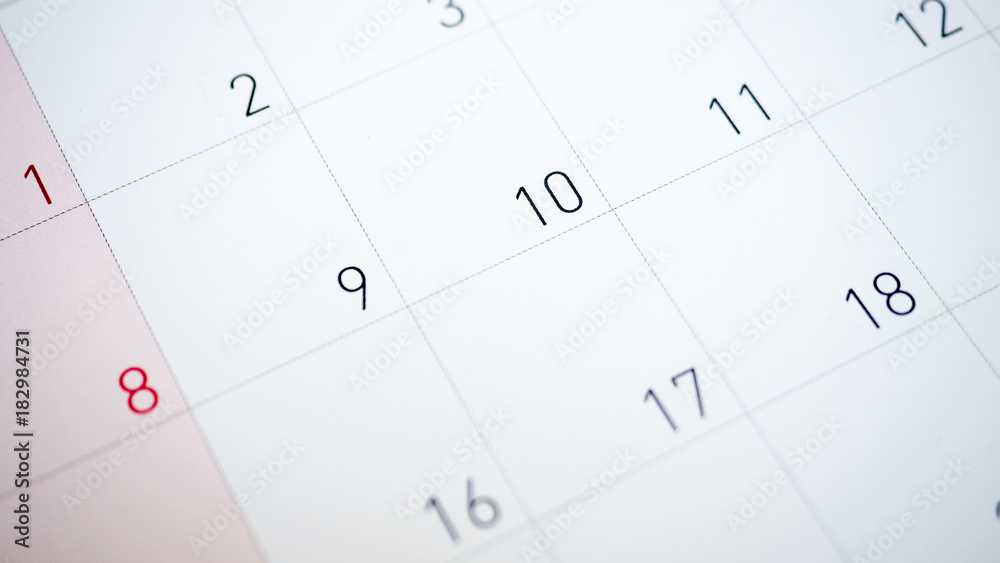 calendar close up background calendar close up background