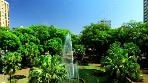 Aerial View of Ribeirao Preto city in Sao Paulo, Brazil photo