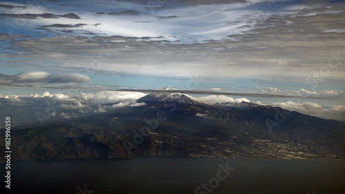 Isla de Tenerife desde el cielo