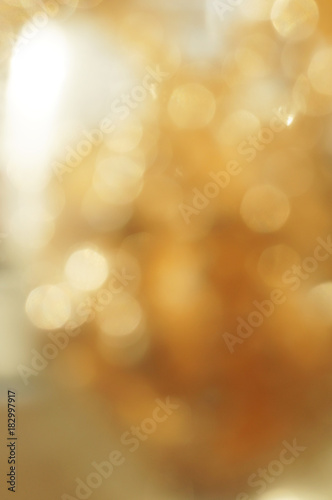 Bokeh defocused gold abstract background vertical