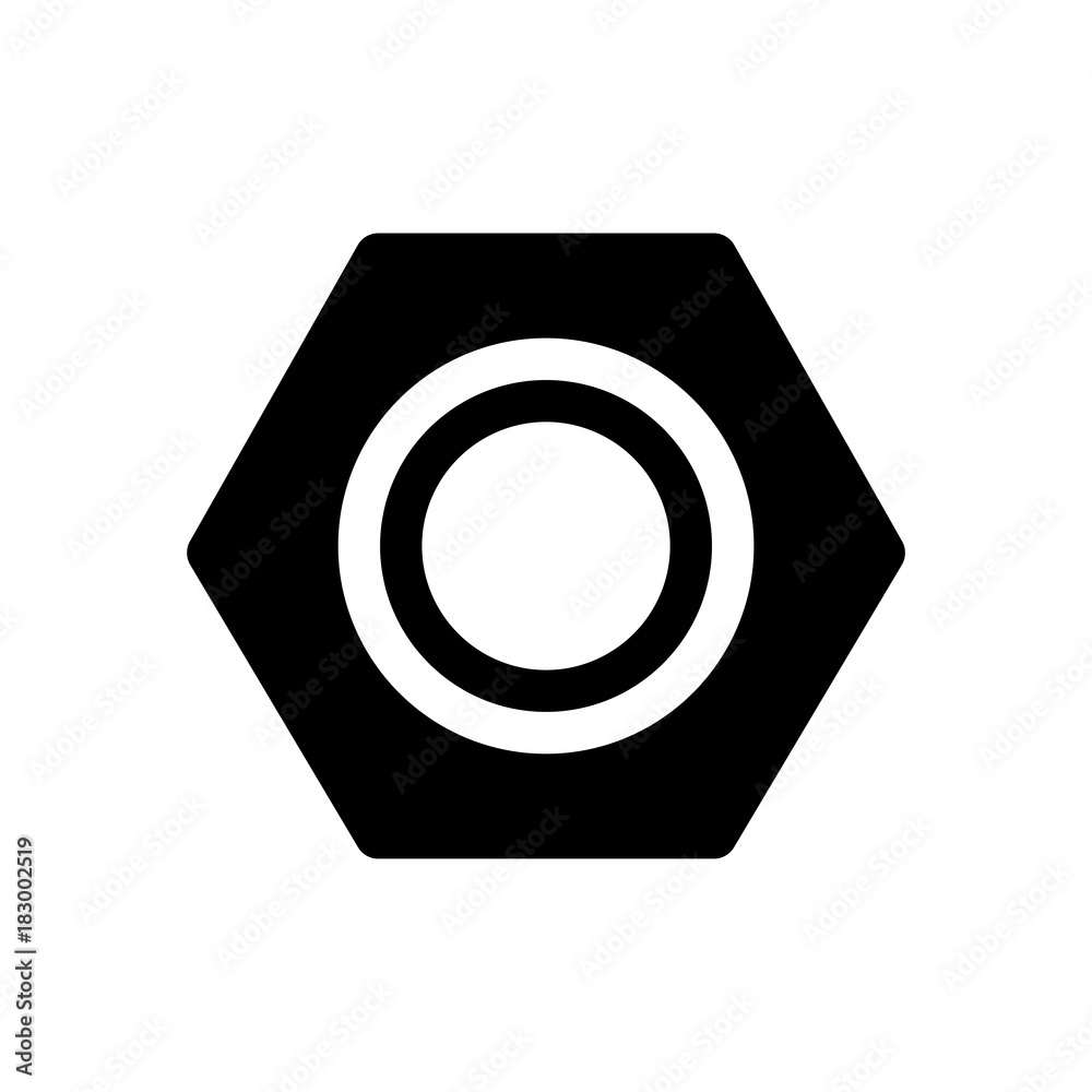 Nut Bolt Icon Nut Bolt Icon