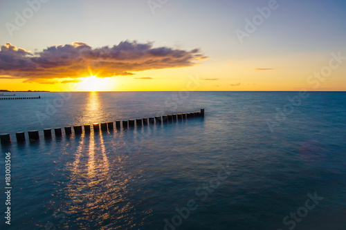 Sonnenuntergang über der Ostsee