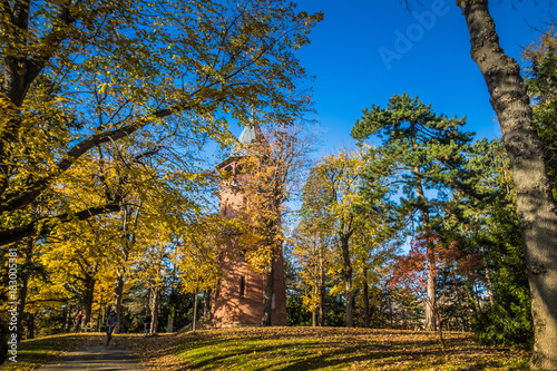 Herbst in dem Türkenschanzpark in Wien, Österreich photo