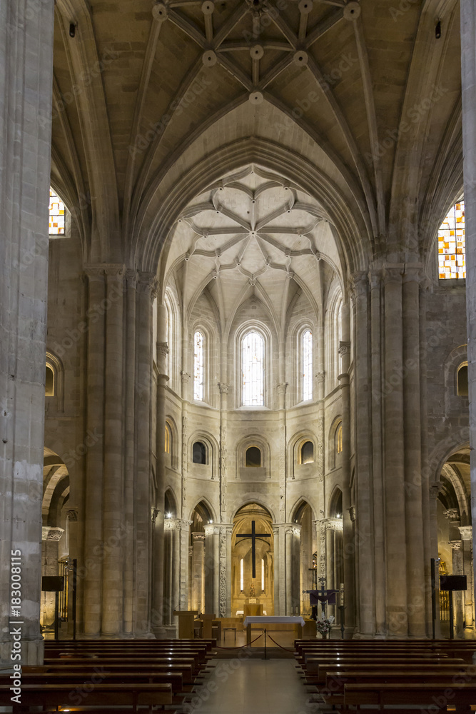 interior cathedral of Santo Domingo de la Calzada, Rioja, Spain