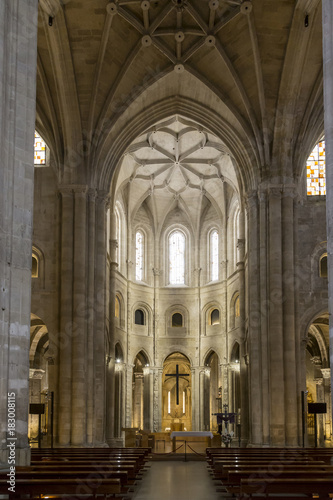 interior cathedral of Santo Domingo de la Calzada  Rioja  Spain