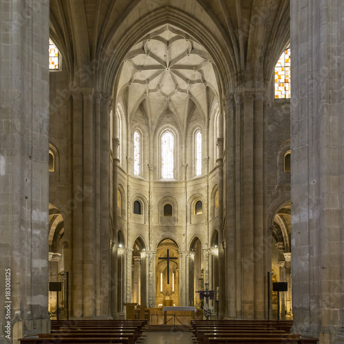 interior cathedral of Santo Domingo de la Calzada  Rioja  Spain