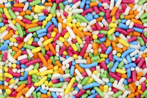 colorful sprinkles