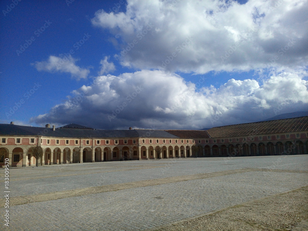 Palacio real de Riofrio. Provincia de Segovia. España.