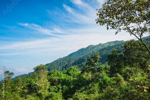 Beautiful mountains in Sri Lanka 