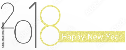 Bonne année  2018 happy new year