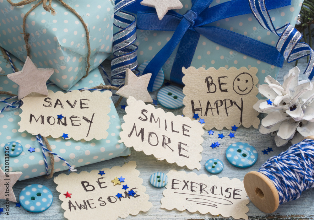 Obraz premium New Year's Resolutions