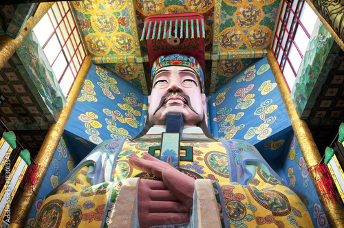 Taoist God in Lingxiao Palace Wuxi China photo