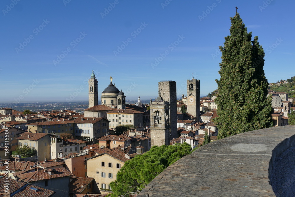 Bergamo - panorama dalla Rocca