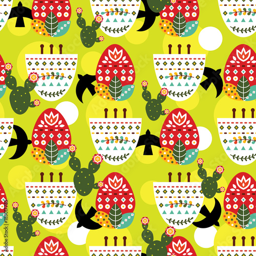 Mexican bright pattern