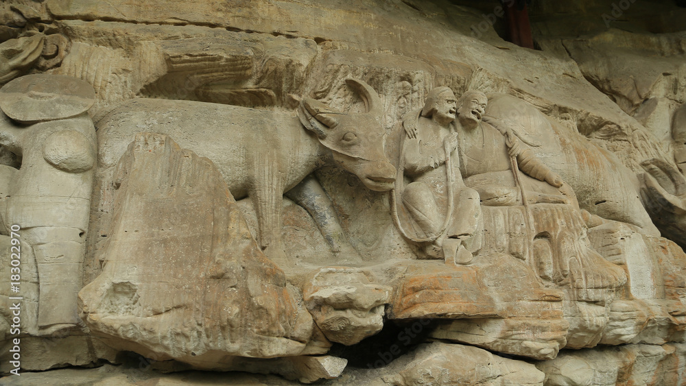 Esculturas Rupestres de Dazu, Monte Baoding, China