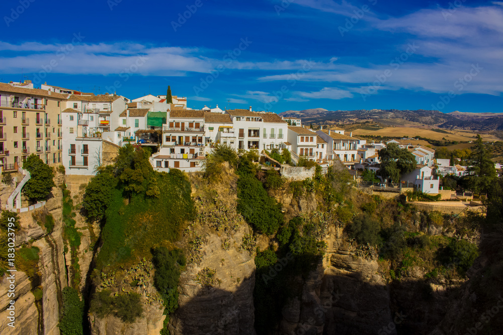 Ronda. Beautiful views in the city of Ronda, province of the city of Malaga. Andalusia, Spain. Photo taken – 13 n ovember 2017