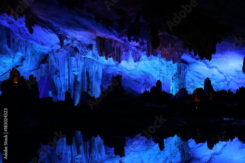 Cueva de la Flauta de Caña en Guilin, China