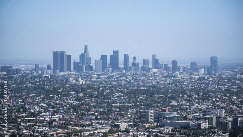 View of downtown Los Angeles