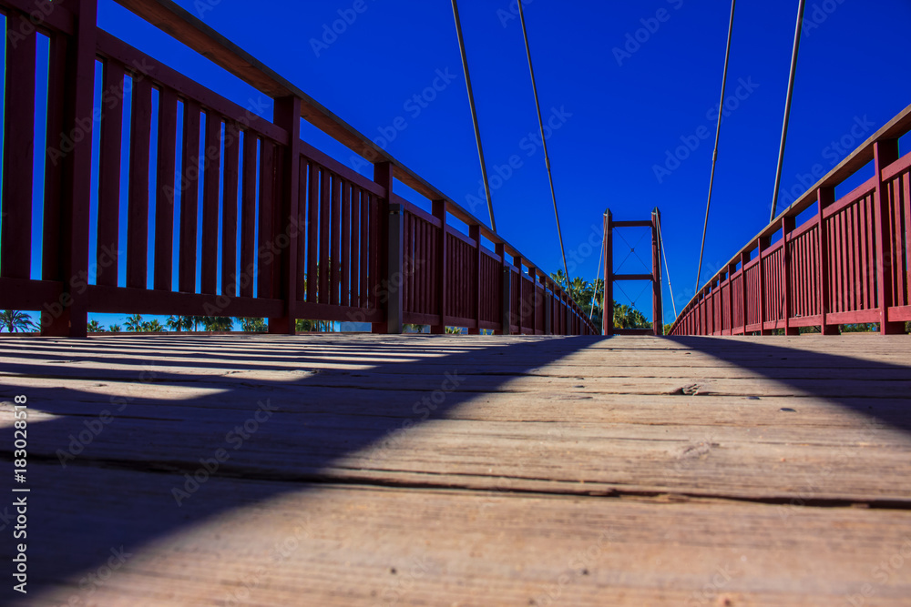 Bridge. Puerto Banus, Marbella, Costa del Sol, Andalusia, Spain.