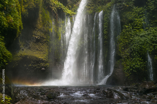 big magical and bucolic waterfall in bali. indonesia © Sergio de Flore