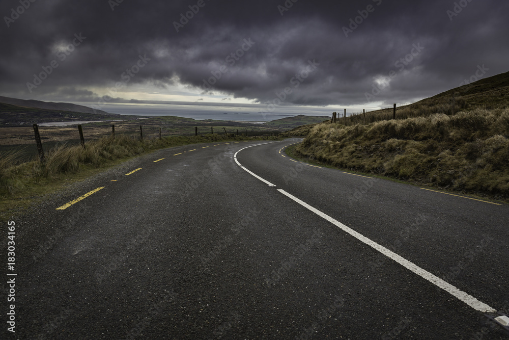 Road in Dingle Ireland 