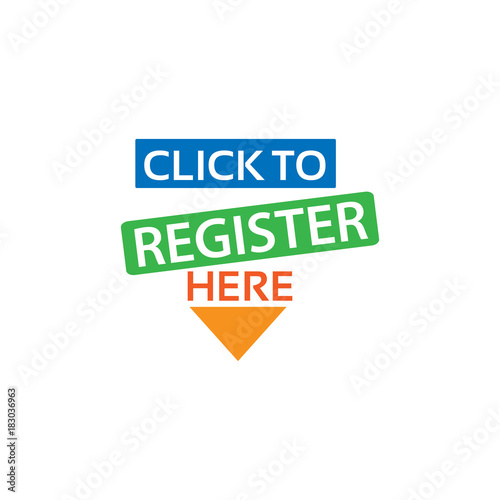Click to register here icon