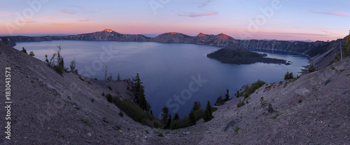 Crater Lake National Park Views and Scenic Backgrounds Oregon USA