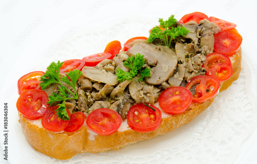 mushroom sandwich mushroom sandwich