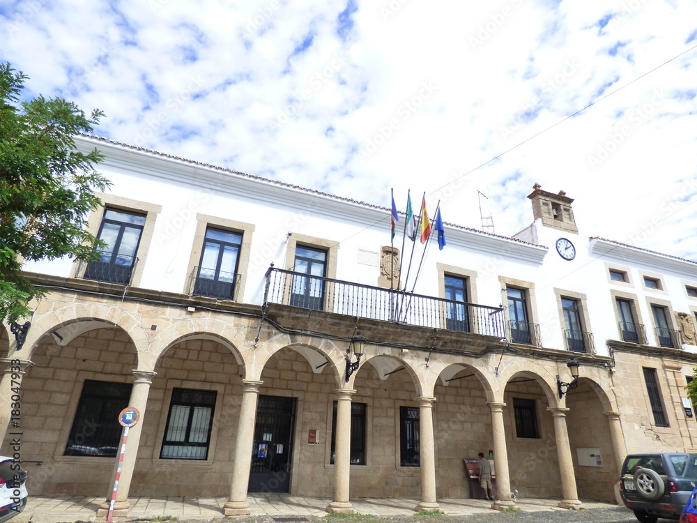 Valencia de Alcántara. Pueblo de Cáceres, comunidad autónoma de Extremadura (España)