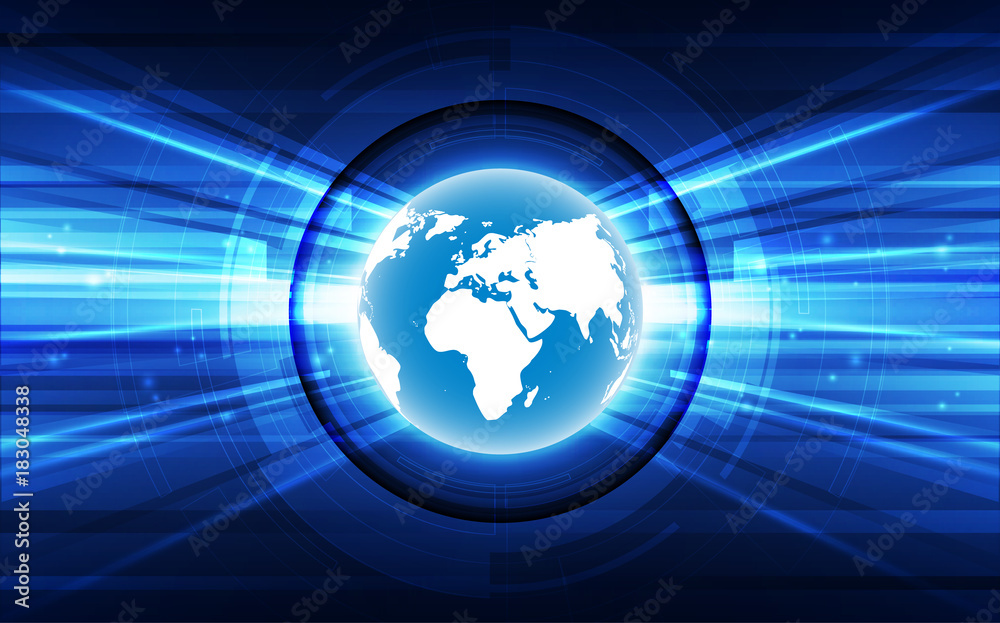 vector digital global technology concept, abstract background vector digital global technology concept, abstract background