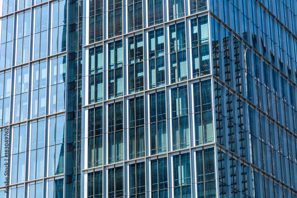 Modern architecture tone close Up in blue tone. Modern architecture tone close Up in blue tone.