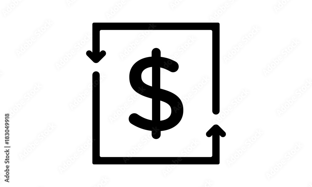 Money Flowing Concept. Indian RupeeDollar Flow Money Flowing Concept. Indian RupeeDollar Flow