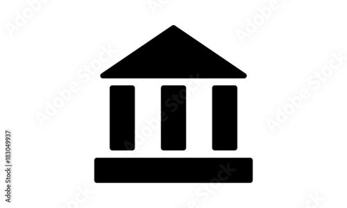 Bank Icon Illustration