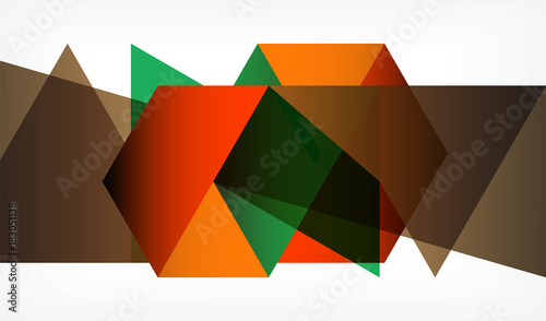 Geometric polygonal vector background