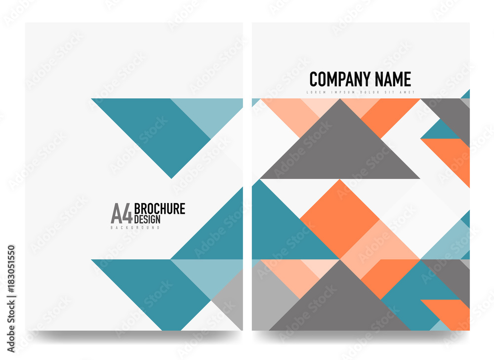 Business brochure cover layout, flyer a4 template Business brochure cover layout, flyer a4 template